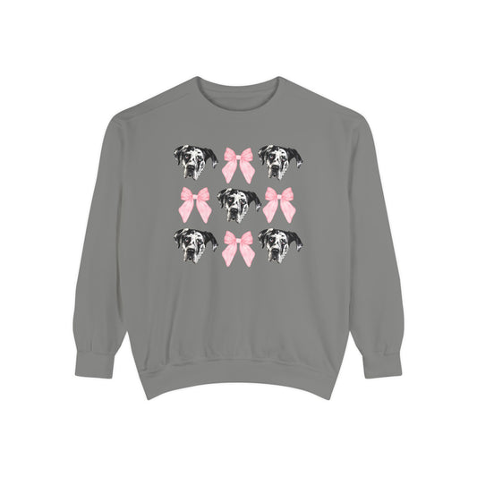 Rocco Bows Comfort Colors Sweatshirt