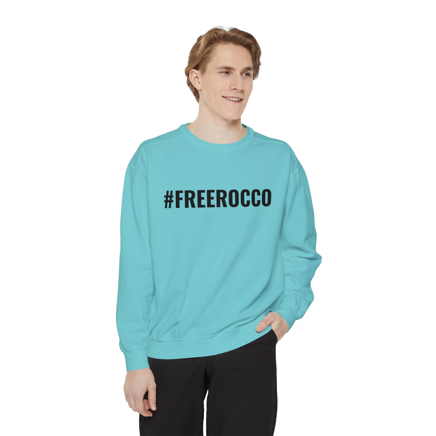 #FreeRocco Comfort Colors Sweatshirt