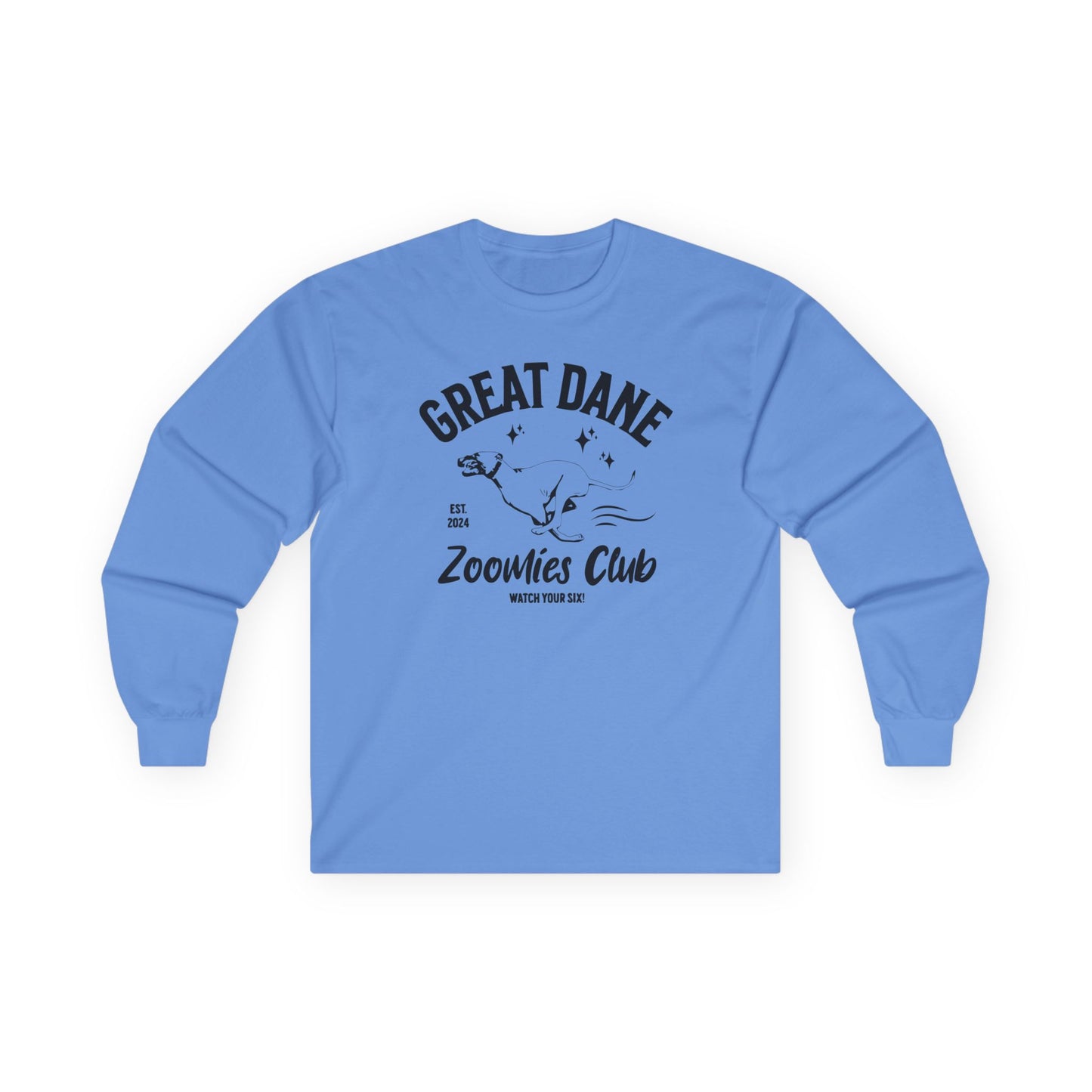 Zoomies Club Cotton Long Sleeve Tee