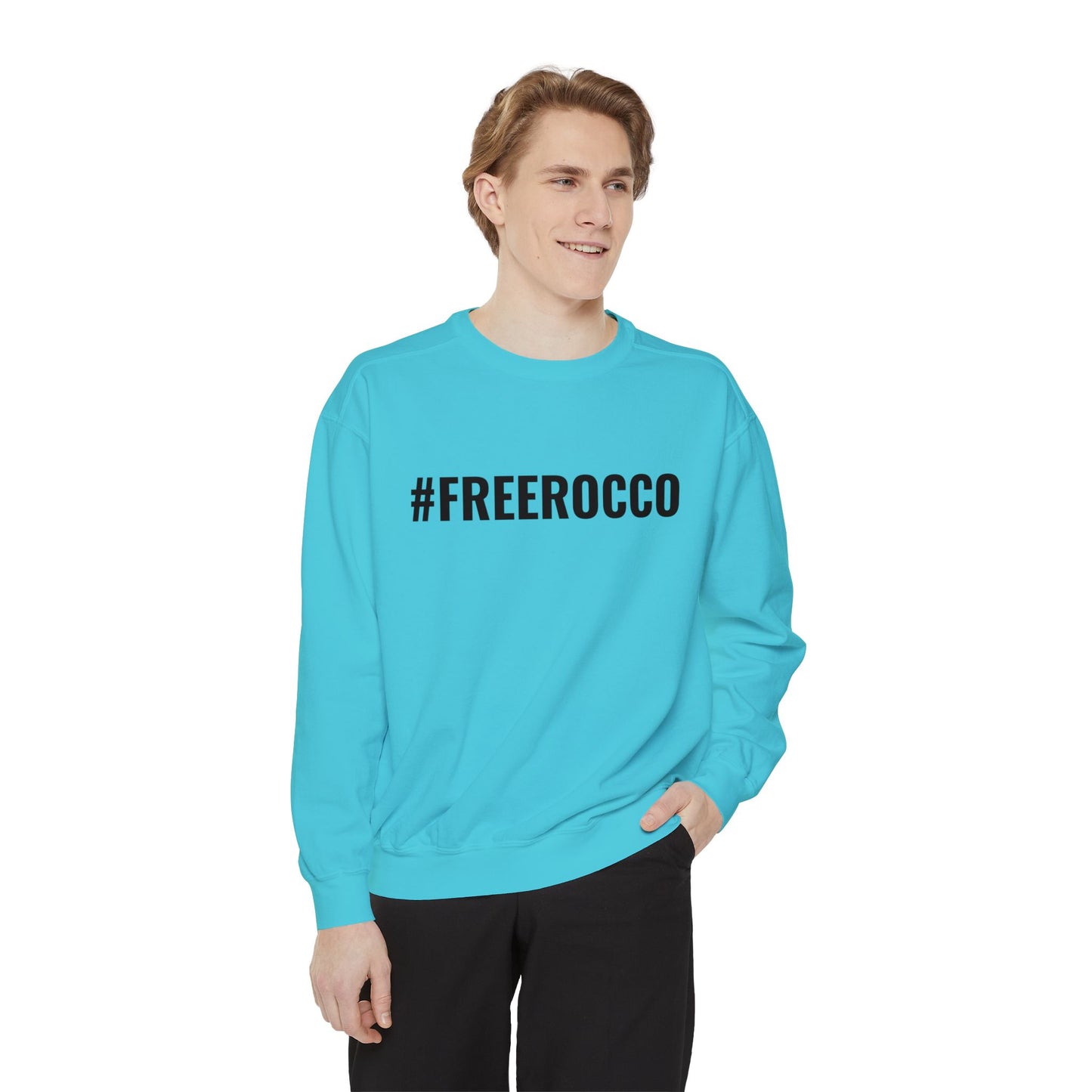 #FreeRocco Comfort Colors Sweatshirt