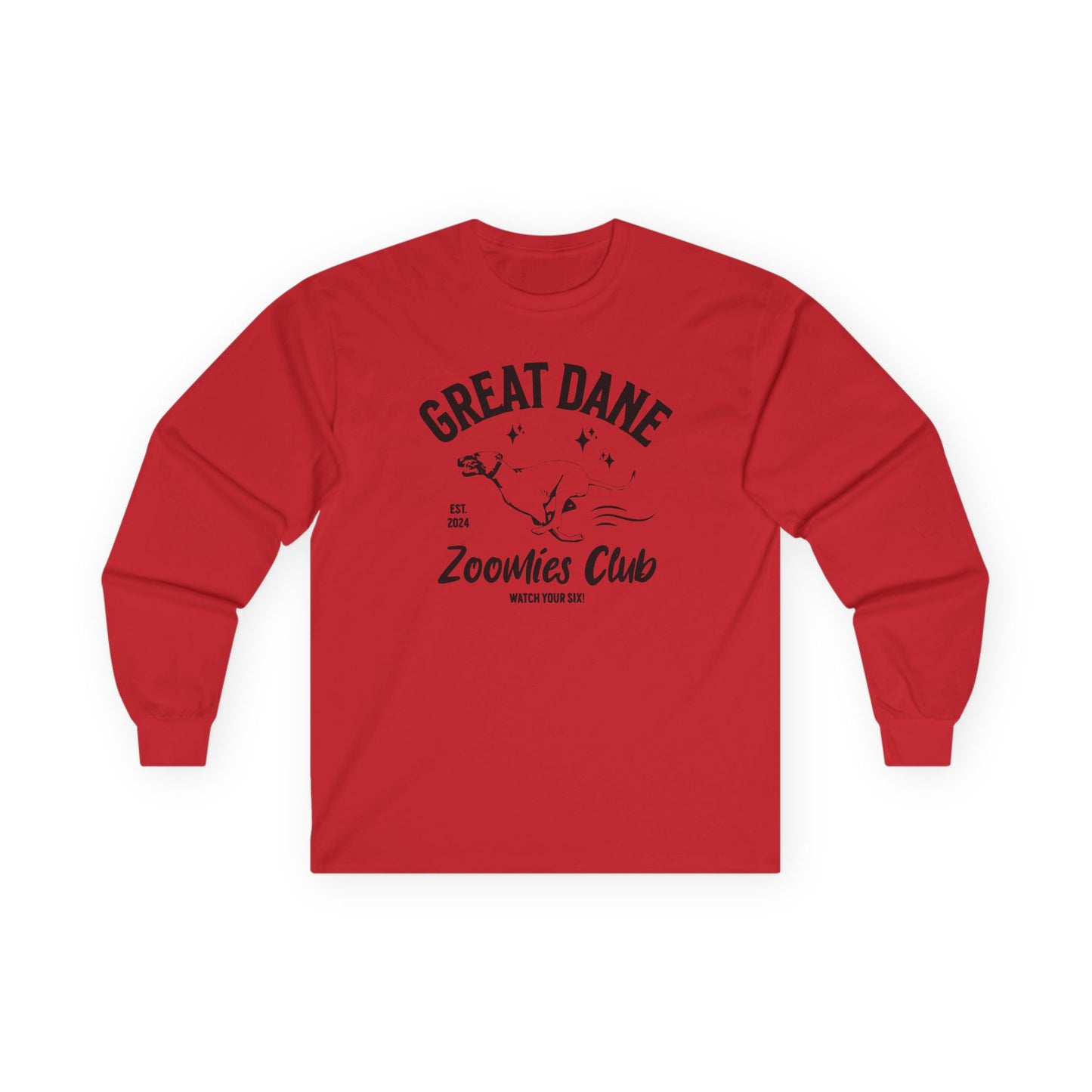 Zoomies Club Cotton Long Sleeve Tee