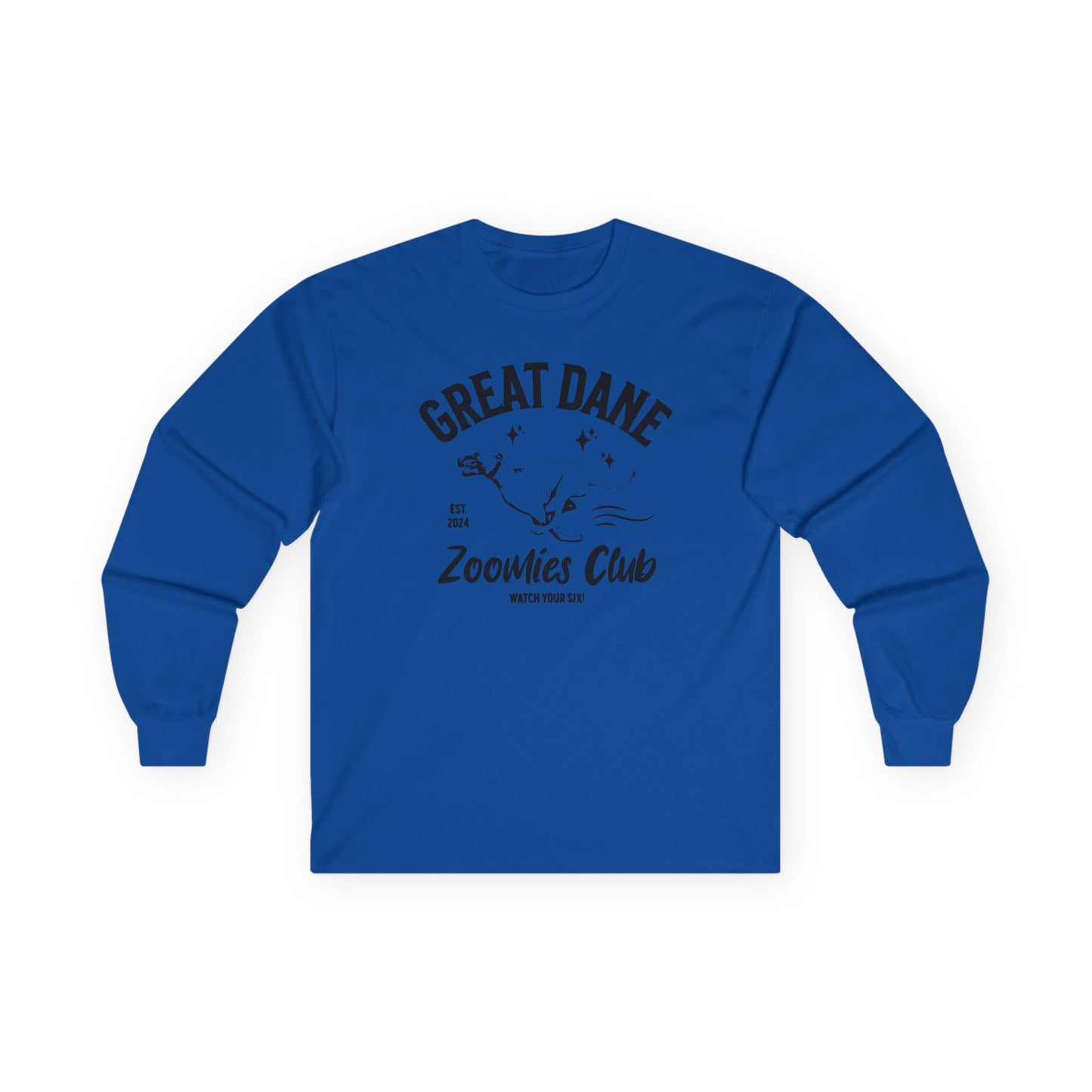 Zoomies Club Cotton Long Sleeve Tee