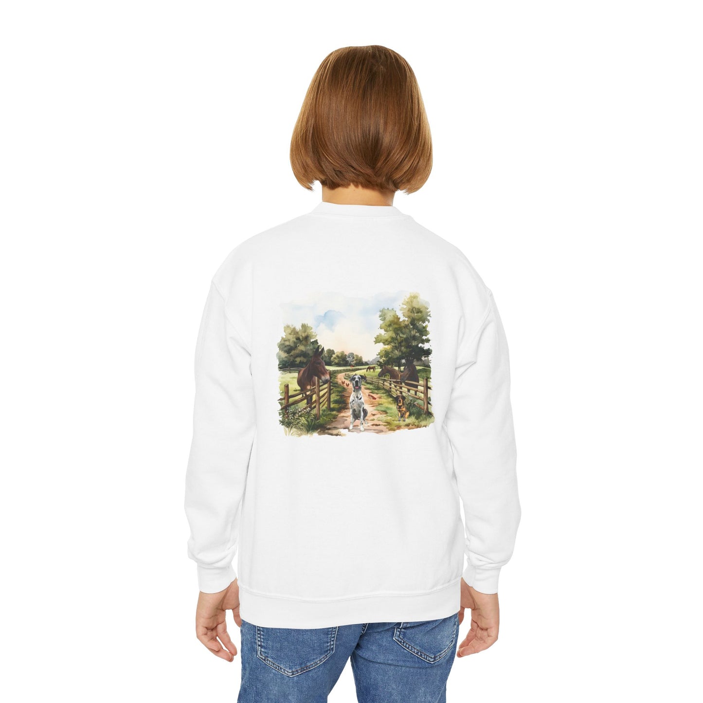 Rocco and Fam Youth Crewneck Sweatshirt