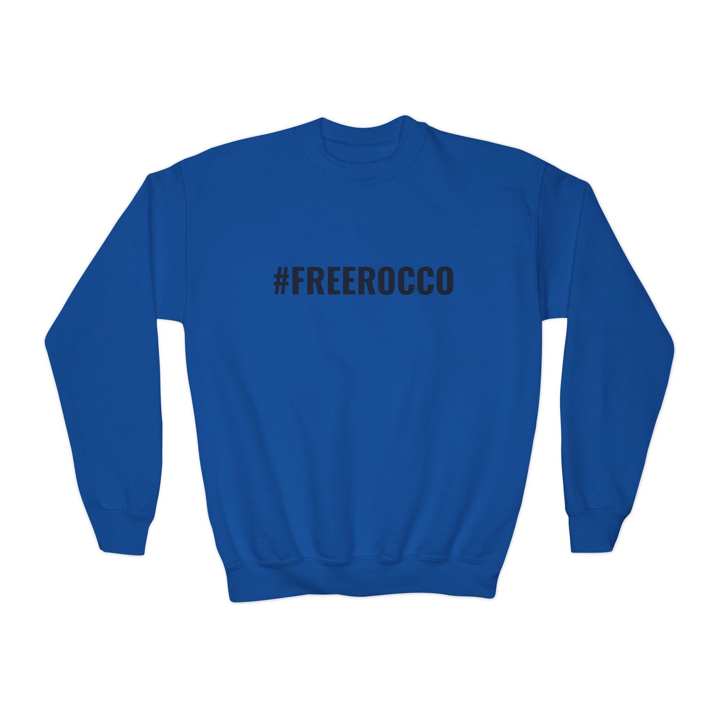 #FreeRocco Youth Crewneck Sweatshirt