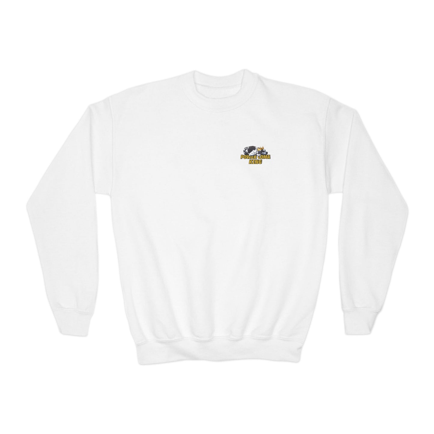 Power Coma King Youth Crewneck Sweatshirt