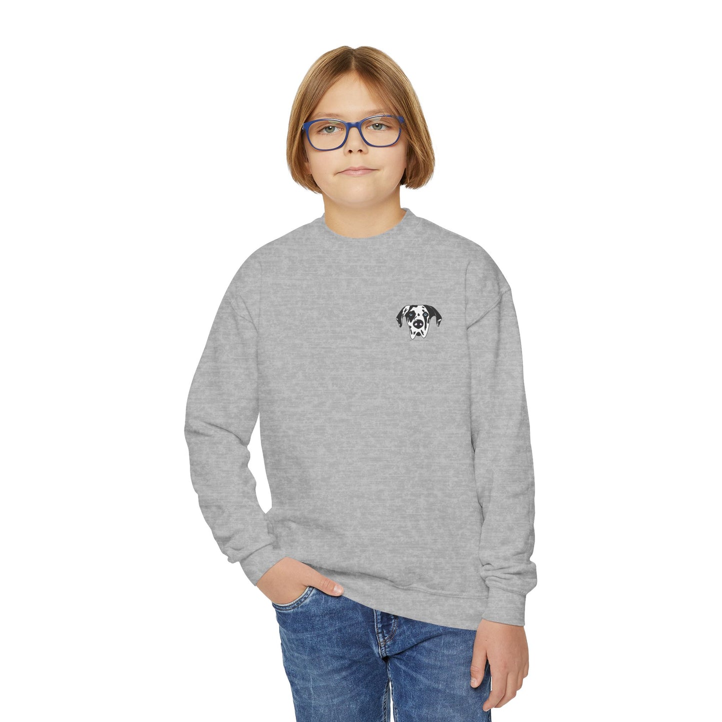 Rocco Head Youth Crewneck Sweatshirt