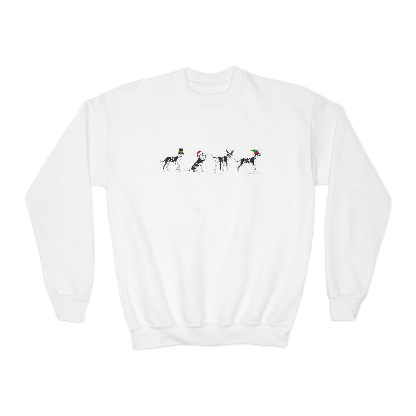 Christmas Rocco Youth Crewneck Sweatshirt
