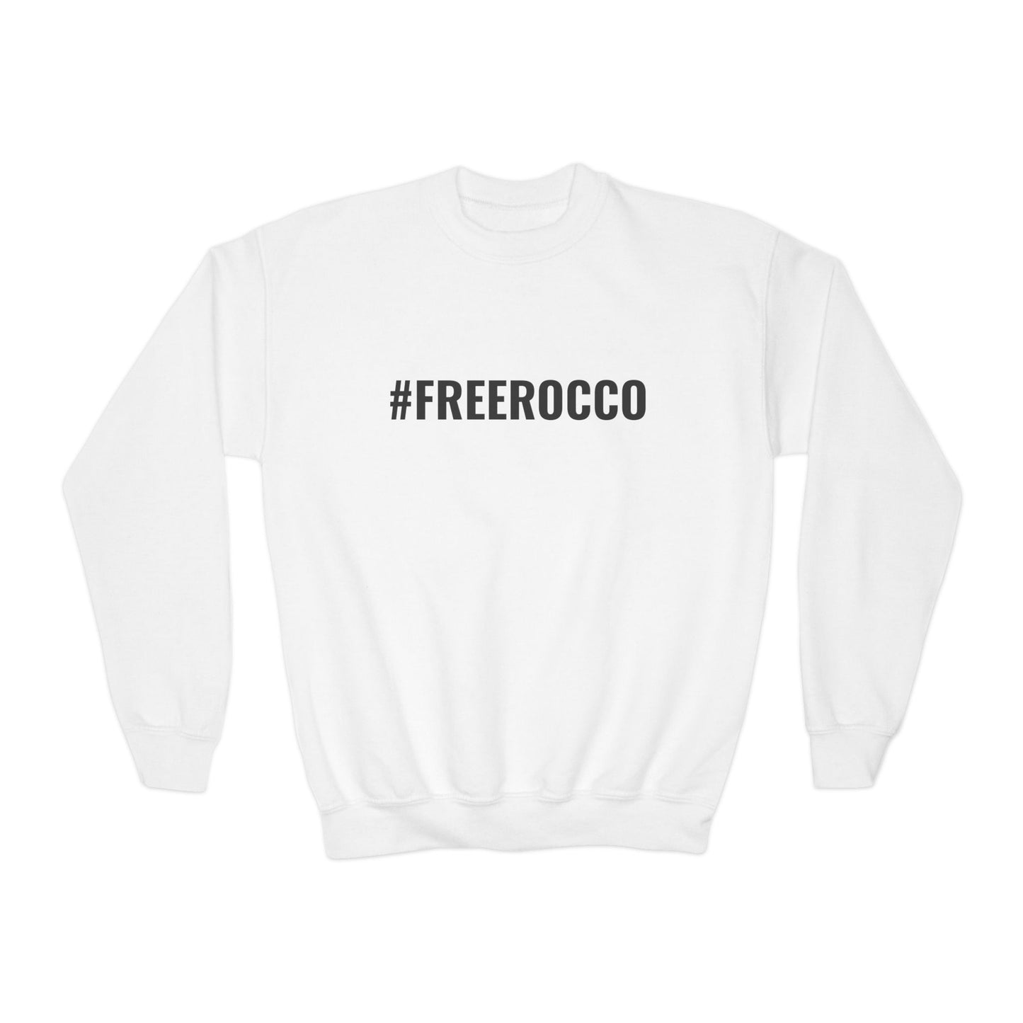 #FreeRocco Youth Crewneck Sweatshirt