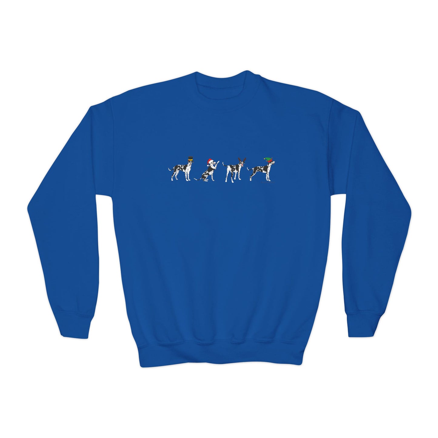 Christmas Rocco Youth Crewneck Sweatshirt