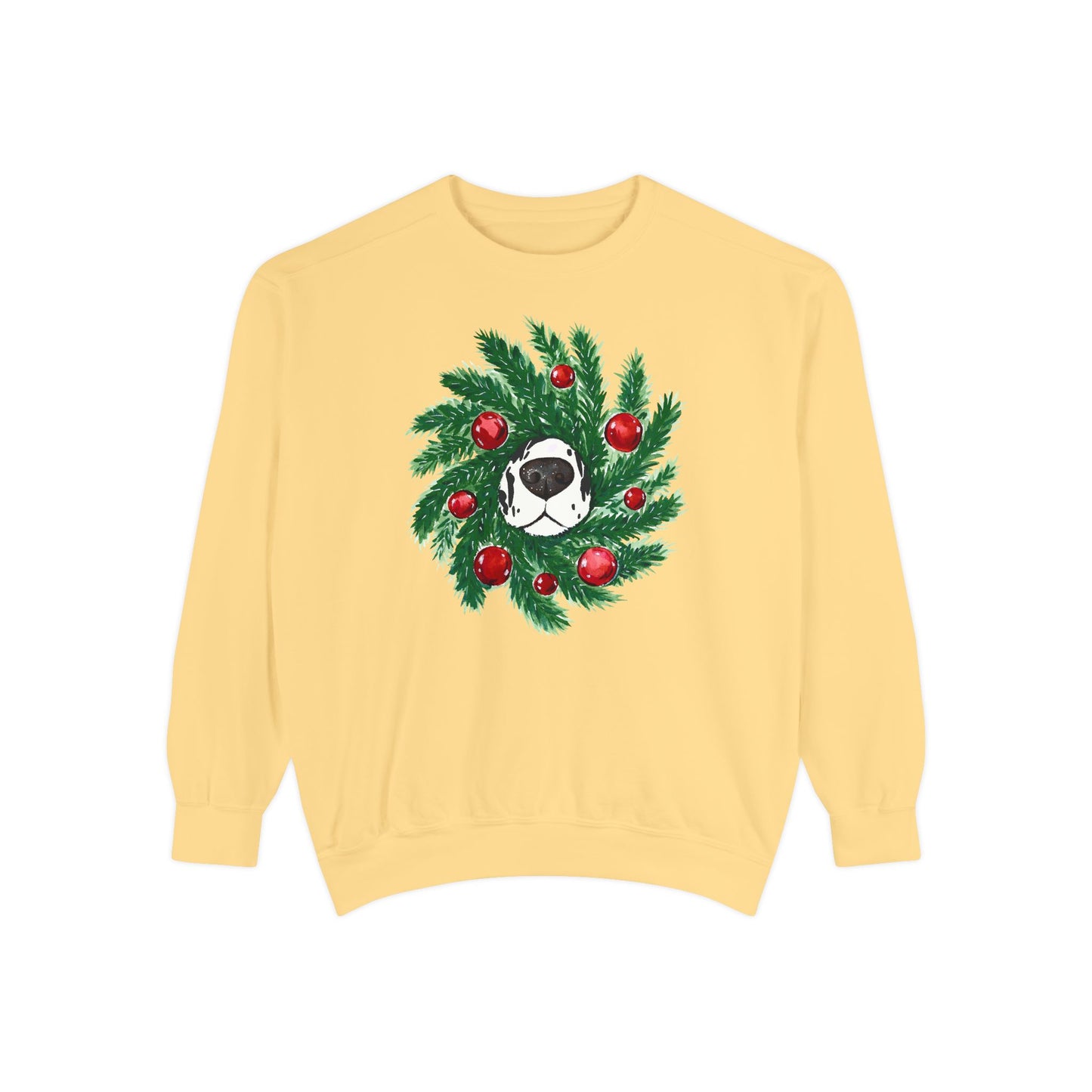 Wreath Rocco Comfort Colors Sweatshirt