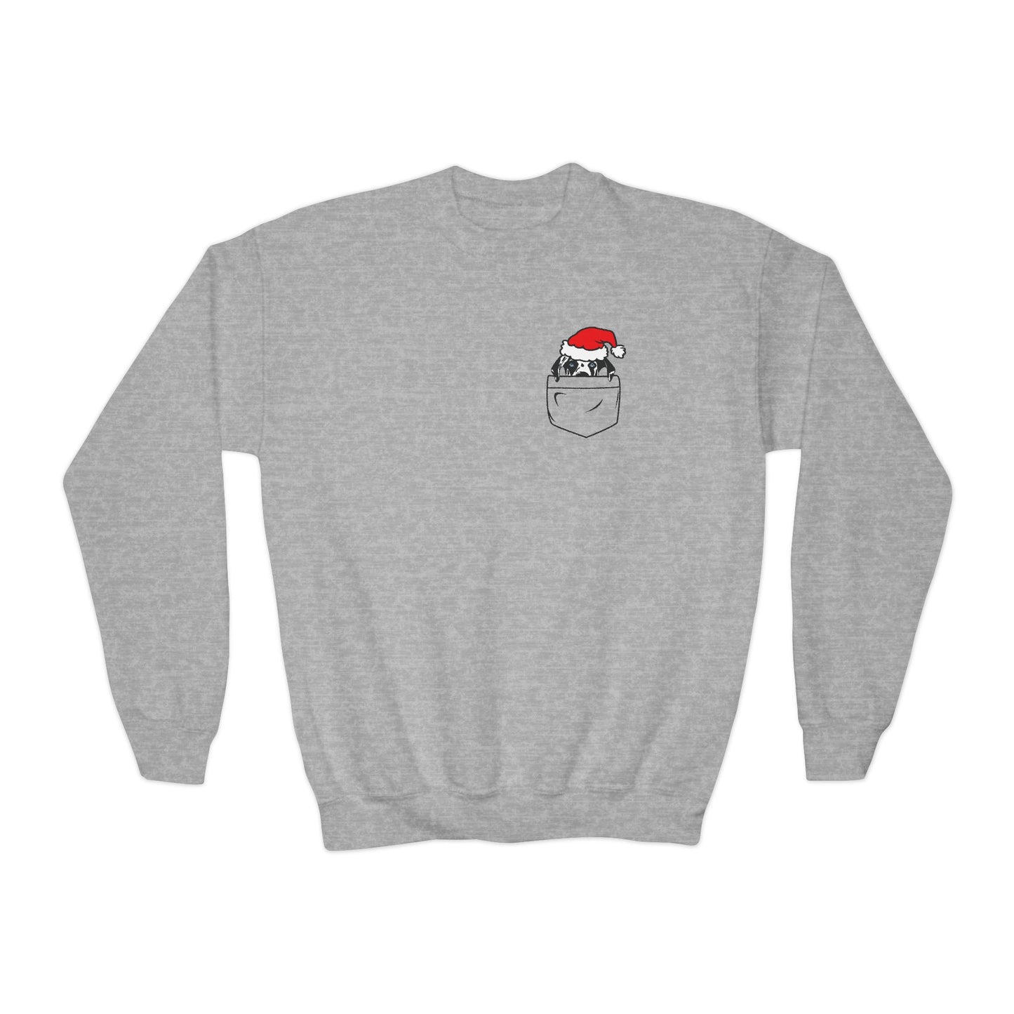 Pocket Rocco Youth Crewneck Sweatshirt