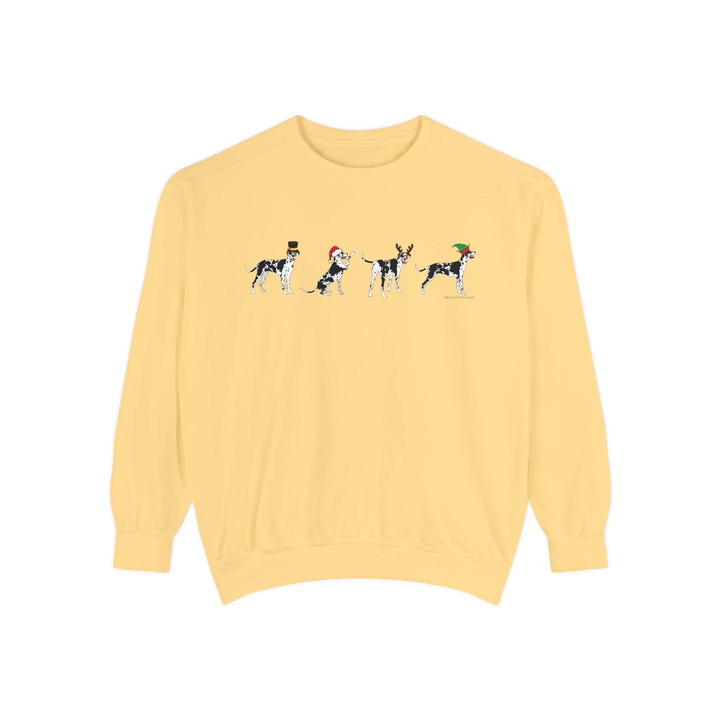 Christmas Rocco Comfort Colors Sweatshirt