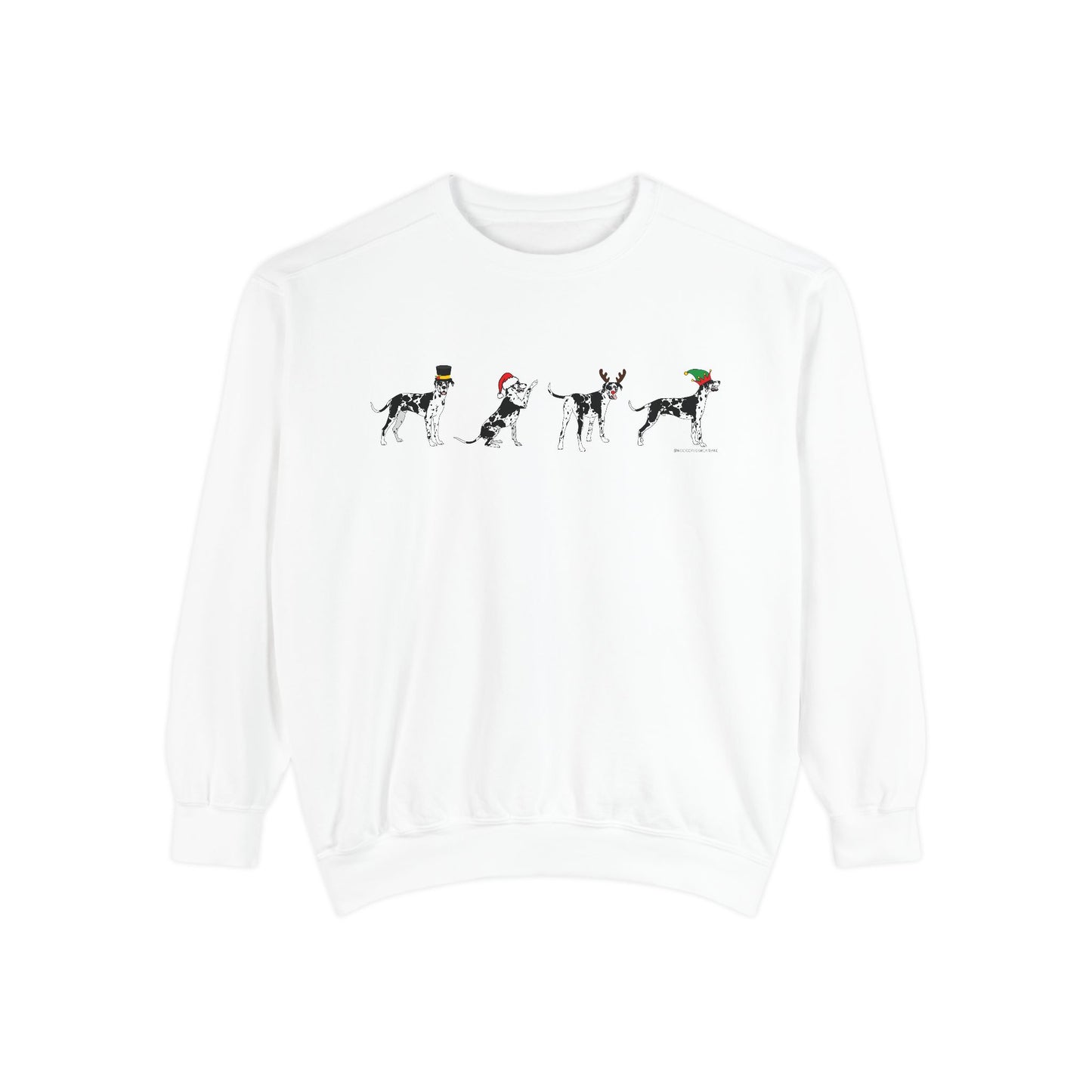 Christmas Rocco Comfort Colors Sweatshirt