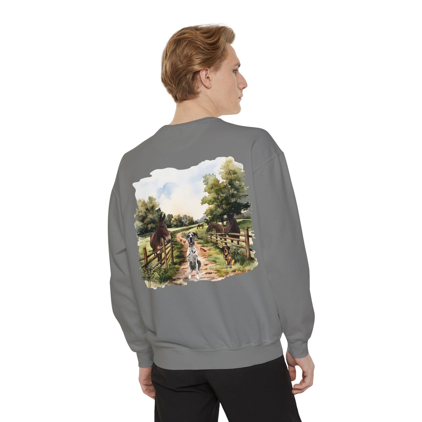 Rocco and Fam Comfort Colors Sweatshirt