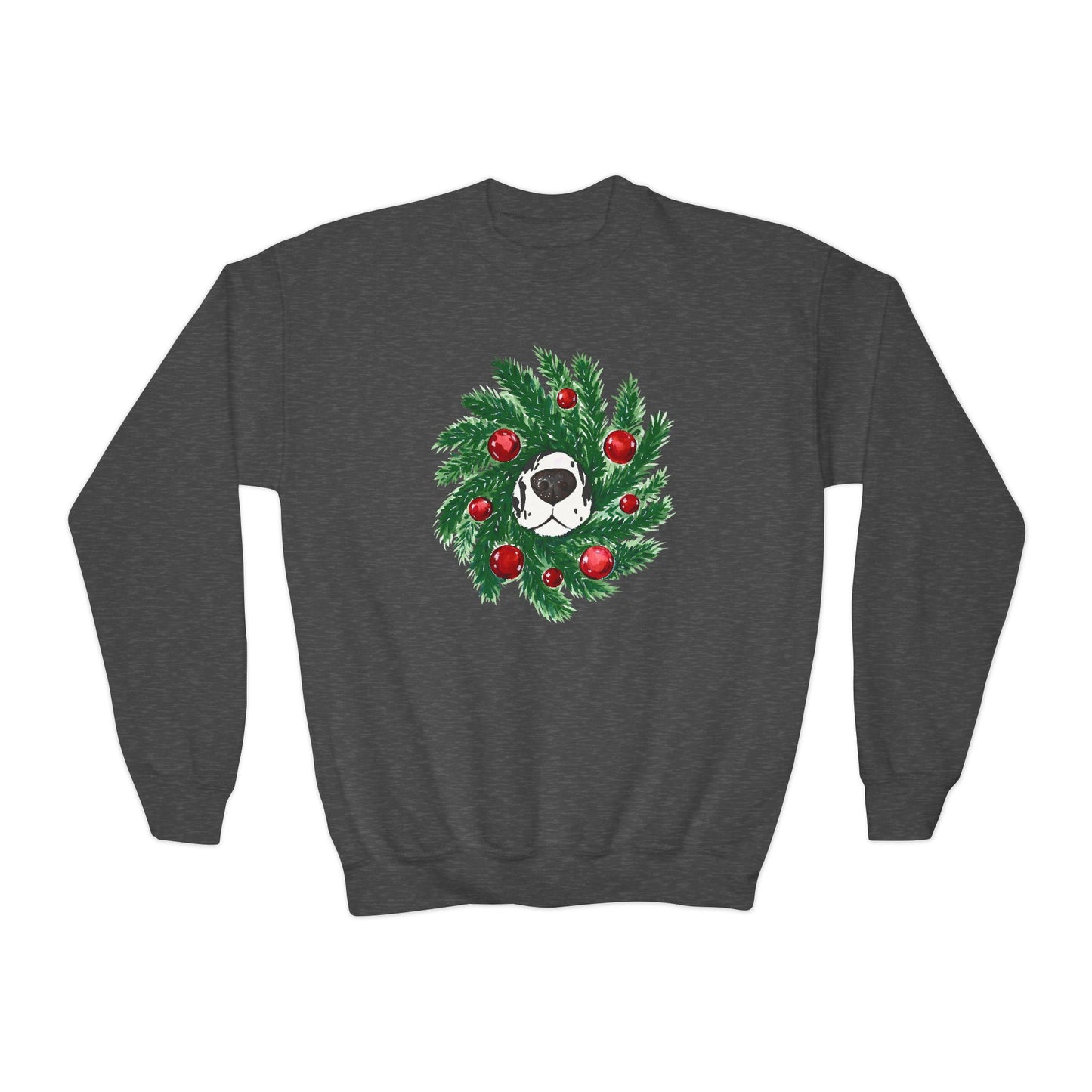 Wreath Rocco Youth Crewneck Sweatshirt