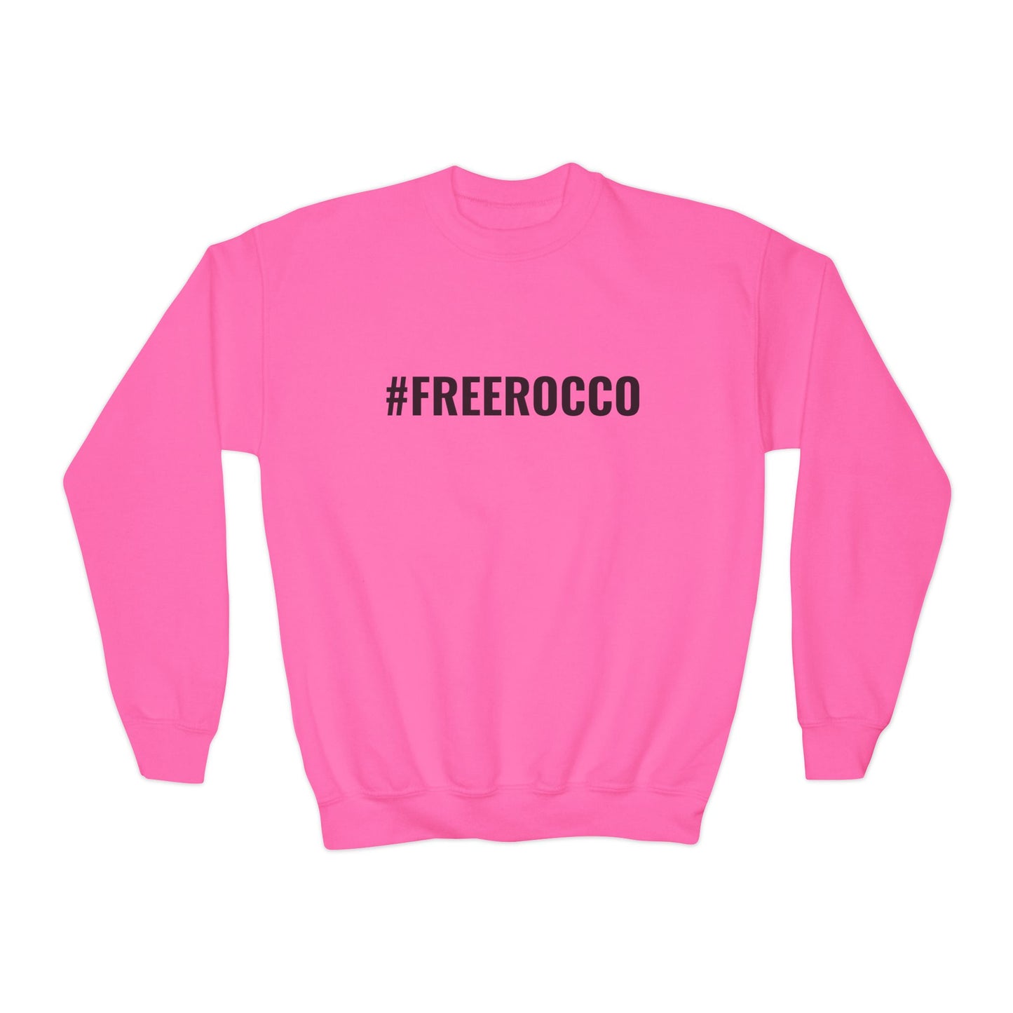 #FreeRocco Youth Crewneck Sweatshirt