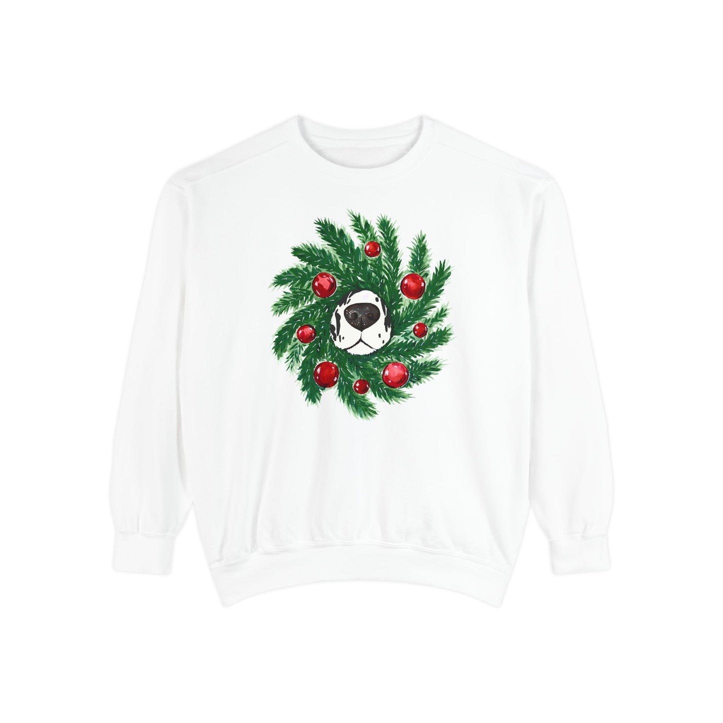 Wreath Rocco Comfort Colors Sweatshirt