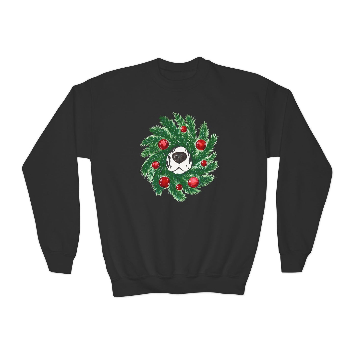 Wreath Rocco Youth Crewneck Sweatshirt