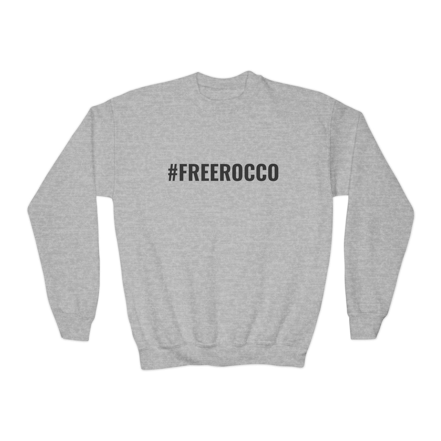 #FreeRocco Youth Crewneck Sweatshirt