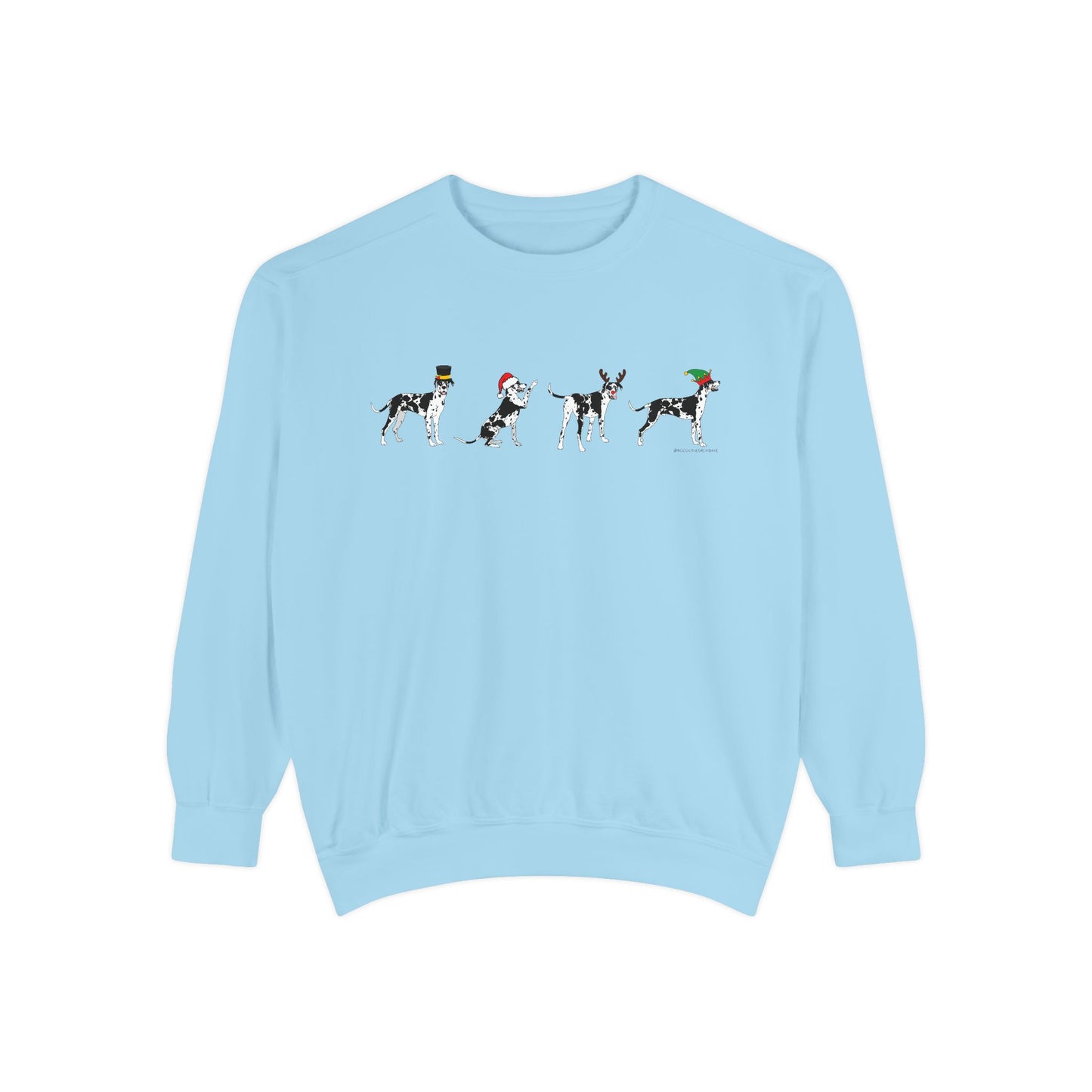 Christmas Rocco Comfort Colors Sweatshirt