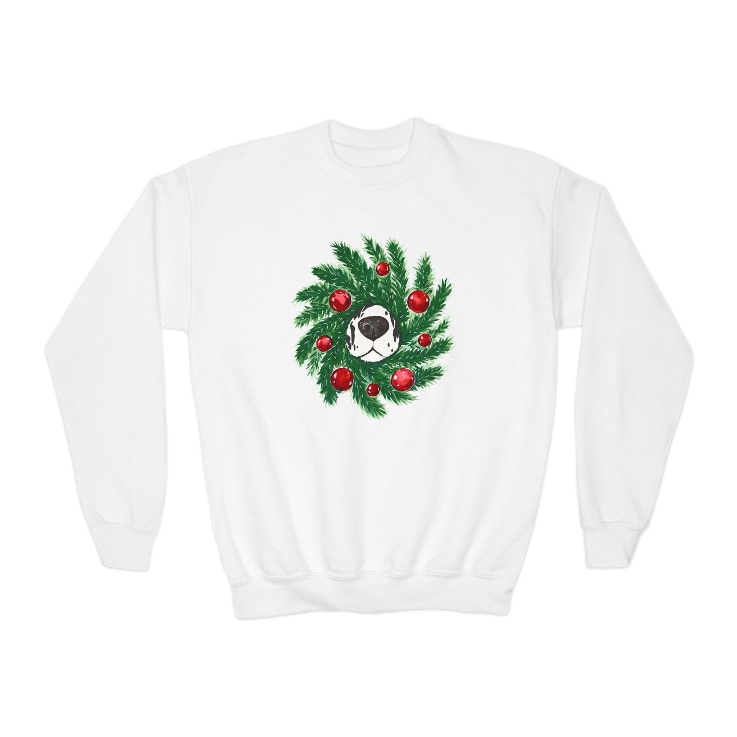 Wreath Rocco Youth Crewneck Sweatshirt