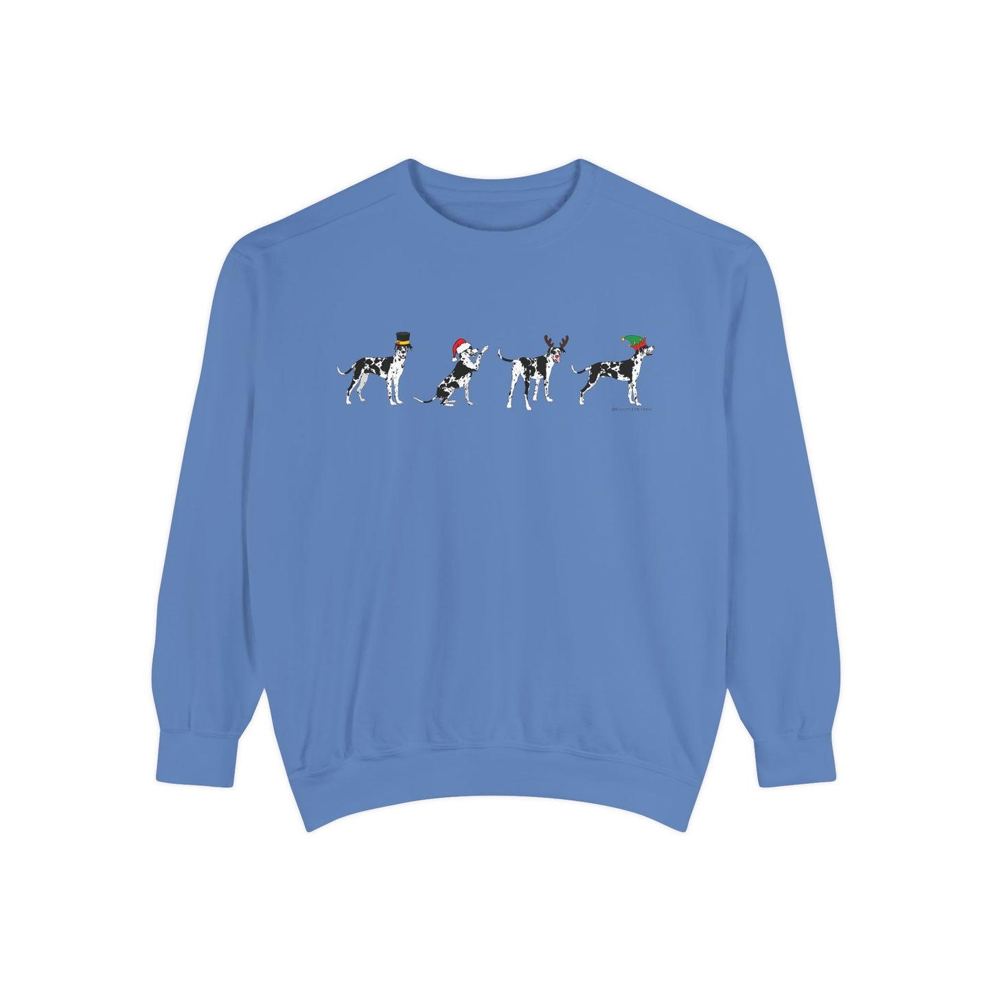 Christmas Rocco Comfort Colors Sweatshirt